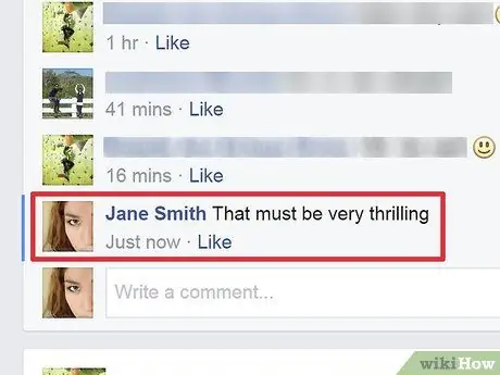 Magkomento sa isang Larawan sa Facebook Hakbang 7