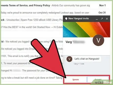 Convideu algú a xatejar a Gmail Pas 10