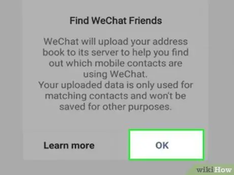 Izmantojiet WeChat 4. darbību