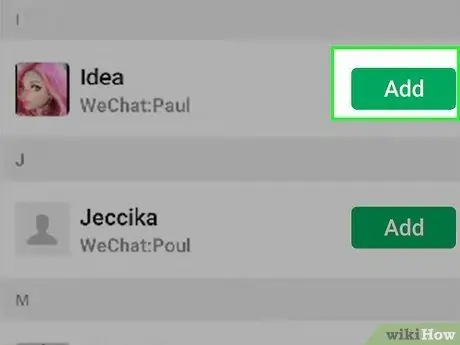 Naudokite „WeChat“7 veiksmą