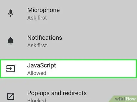 เปิดใช้งานคุกกี้และ JavaScript ขั้นตอนที่ 8