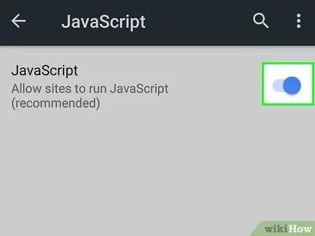 เปิดใช้งานคุกกี้และ JavaScript ขั้นตอนที่ 9