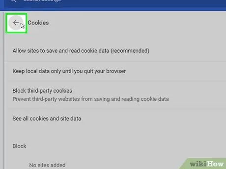 Activer les cookies et JavaScript Étape 17