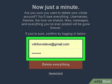 Tumblr 15 блогындағы блогты жою