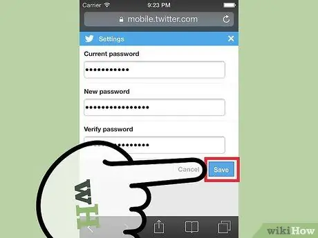 Change Your Twitter Password Step 21