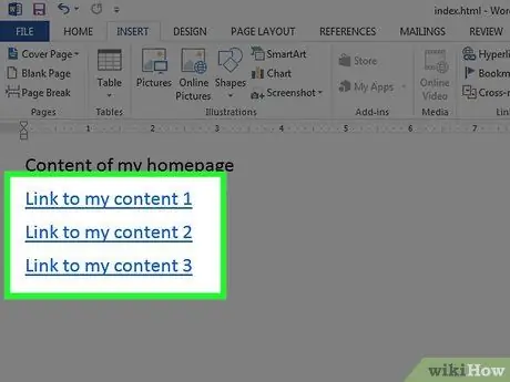 Buat Laman Web Dengan Word Langkah 16