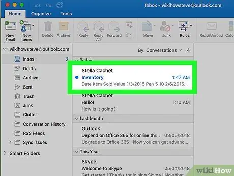 Modifier les e-mails reçus dans Outlook Étape 9