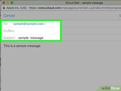 Đặt một liên kết trong một email Bước 26