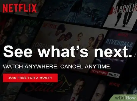 Khởi động lại tư cách thành viên Netflix đã bị hủy Bước 1