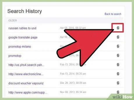 Futa Historia ya Yahoo Hatua ya 3