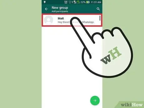 Vytvorte skupinu v WhatsApp, krok 11