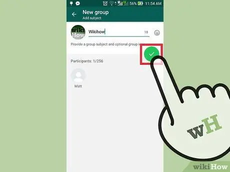 Vytvorte skupinu v WhatsApp, krok 14