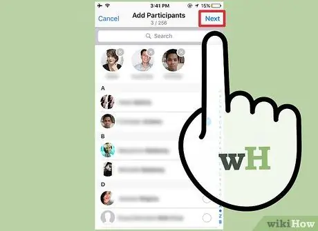 สร้างกลุ่มใน WhatsApp ขั้นตอนที่ 5