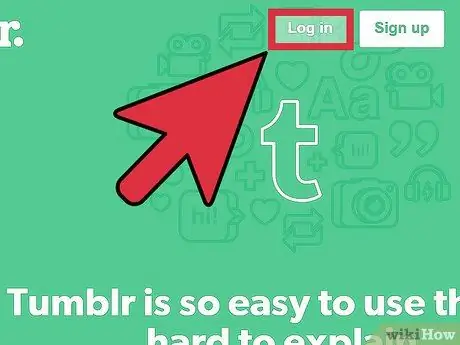 Hantar Muzik di Tumblr Langkah 1