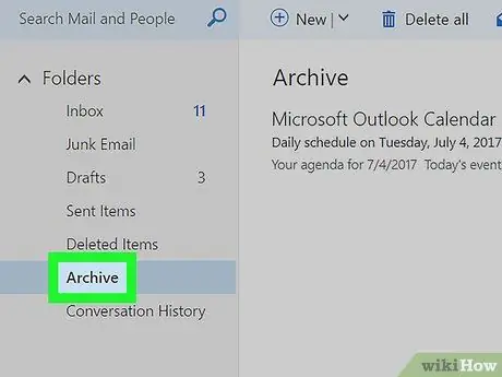 I-access ang Mga Na-archive na Email sa Outlook Hakbang 3