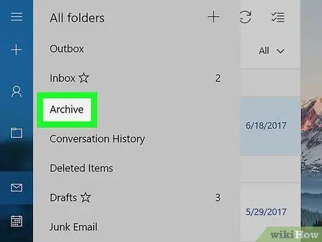 Accéder aux e-mails archivés dans Outlook Étape 6