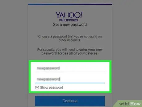 Yahoo 17 паролун өзгөртүү