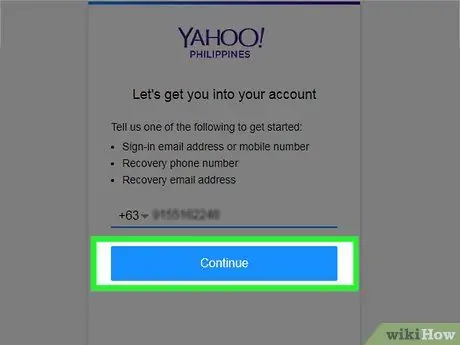 Altere sua senha no Yahoo Etapa 21