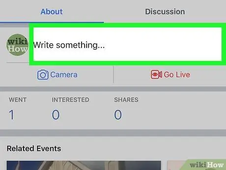 Crear una encuesta en un evento de Facebook en iPhone o iPad Paso 6