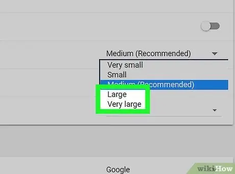 Tingkatkan Saiz Fon pada Chrome Langkah 5