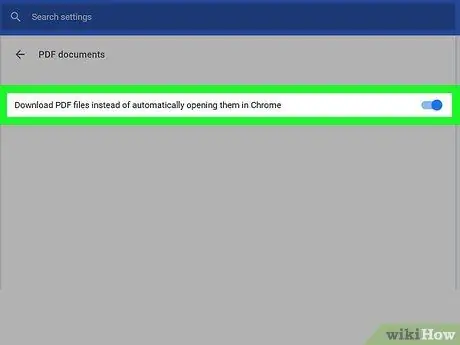 Povolení a zakázání prohlížeče Chrome PDF na počítači PC nebo Mac Krok 14