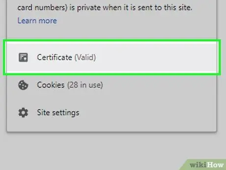 Verificați un certificat SSL Pasul 4