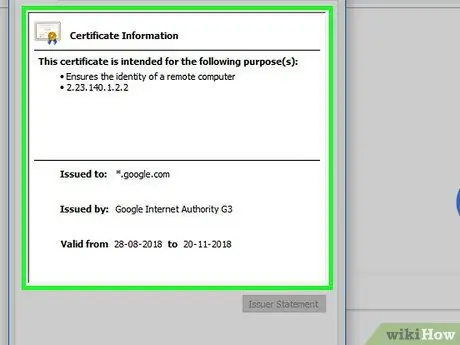 Check an SSL Certificate Step 5