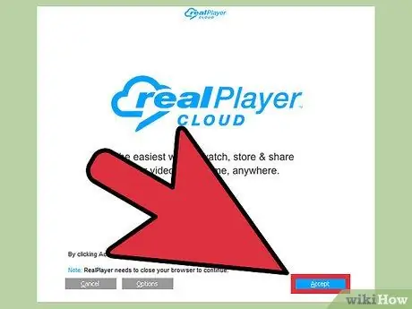 Preuzmite videozapise pomoću programa Real Player 2. korak