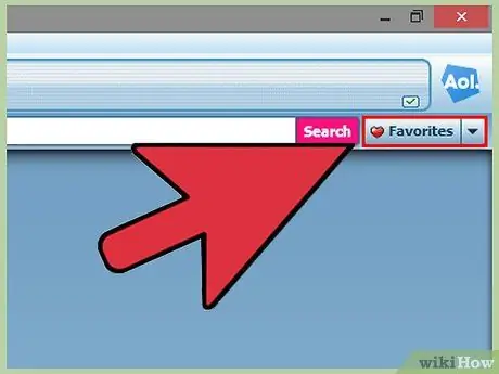 გადარიცხეთ AOL ფავორიტები ნაბიჯი 9