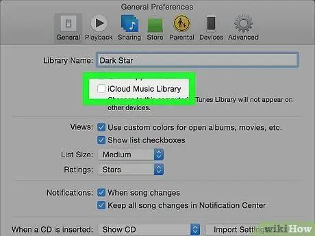 Tua iCloud Music Library Tsev Kauj Ruam 9