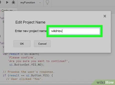 Run a Script on Google Sheets Step 6