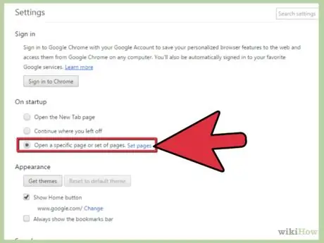 Make Google Your Homepage on Chrome Step 10