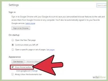 ทำให้ Google เป็นหน้าแรกของคุณบน Chrome ขั้นตอนที่ 3