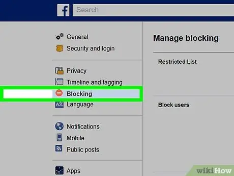 Facebook -da blok siyahınızı yoxlayın Adım 10