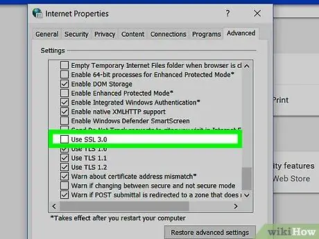 Paganahin ang SSL 3.0 Hakbang 13