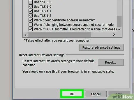 เปิดใช้งาน SSL 3.0 ขั้นตอนที่ 14