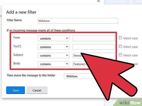 Create a Filter in Yahoo! Mail Step 12