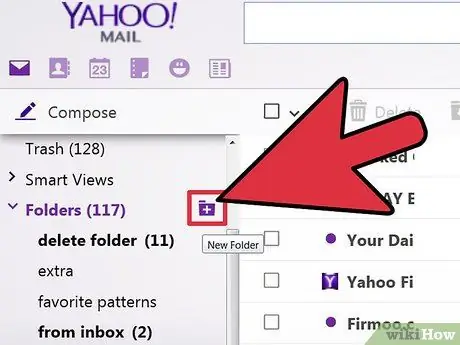 Creeu un filtre a Yahoo! Correu Pas 2