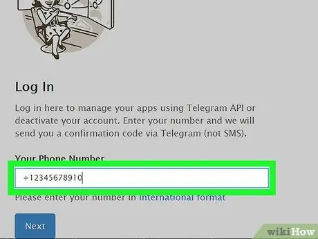 Удаление учетной записи Telegram на ПК или Mac Шаг 3