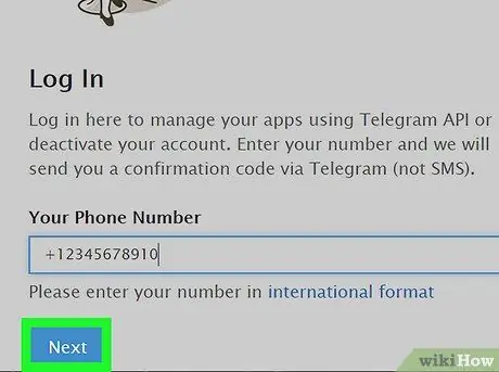 Excluir uma conta do Telegram no PC ou Mac Etapa 4