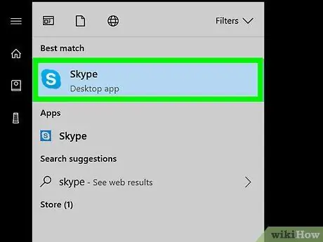 Zumiranje kamere na Skypeu za Windows Korak 1