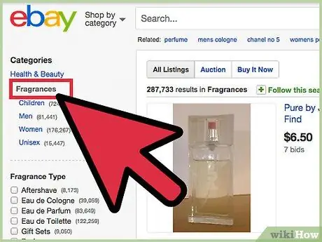 Sælg parfume på eBay Trin 2