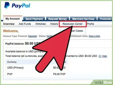 Tvister vid PayPal Transaction Steg 3