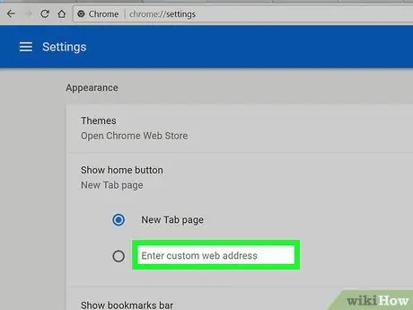 Change Your Homepage on Chrome Step 6