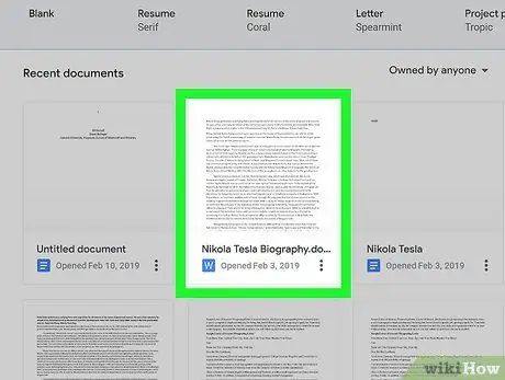 Maak klein getalle op Google Docs op 'n rekenaar of Mac Stap 2