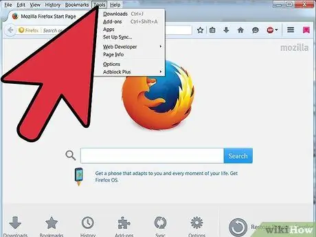 იხილეთ შენახული პაროლები Firefox– ში ნაბიჯი 1