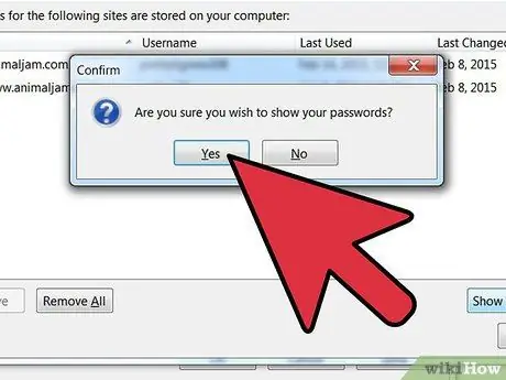 Вижте Запазени пароли в Firefox Стъпка 6
