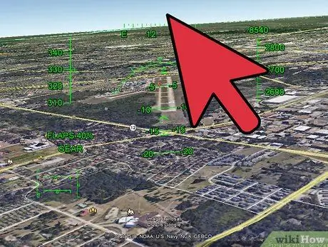 Použite letecký simulátor Google Earth, krok 22