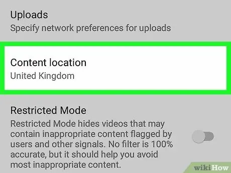 Ország megváltoztatása a YouTube -on 10. lépés