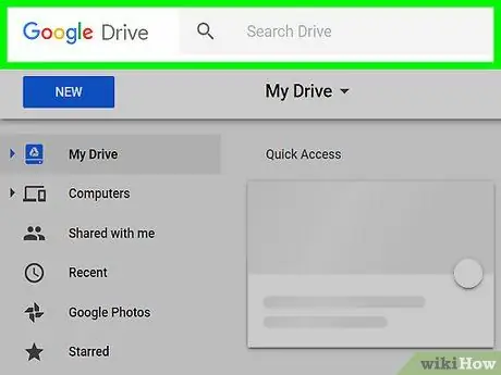 Google Drive'i kausta kopeerimine arvutisse või Maci 1. samm